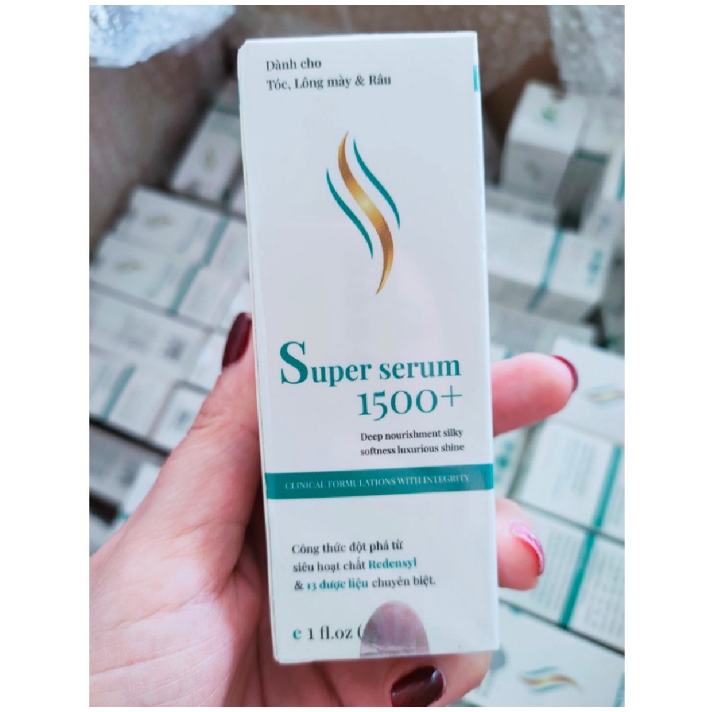 Serum kích mọc tóc THANH MỘC HƯƠNG xịt kích mọc tóc, lông mày &amp; râu Super Serum 1500+ chính hãng