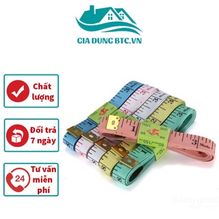 Thước dây đo cơ thể, theo dõi cân nặng, đo vải, may đồ chiều dài 150cm - Thước dây 1m5 gấp gọn, độ bền cao