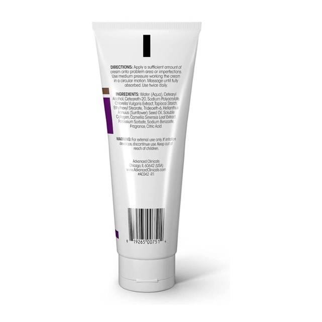 Kem hỗ trợ giãn tĩnh mạch ADVANCED CLINICALS Vein Care Varicose 237ml USA