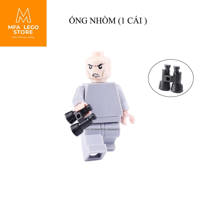 Đồ chơi lắp ráp swat army , mô hình lắp ghép quân sự - Phụ kiện ống nhòm cầm tay MFA TOY STORE