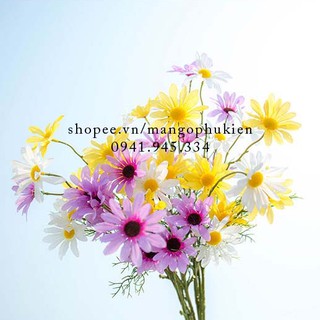 Cành hoa cúc hoạ my xinh xắn ( hoạ nhựa cúc hoạ my hoa giả )