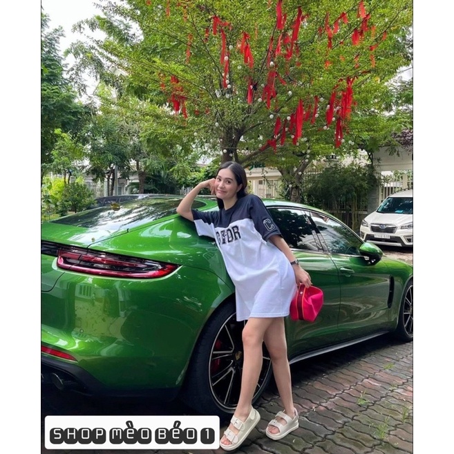 Sandal gc quai ngang đế bằng fullbox