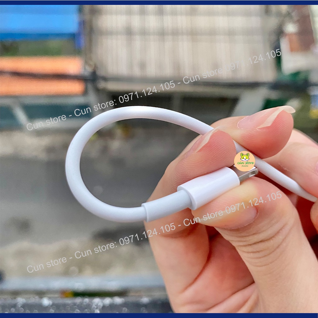 Cáp sạc USB to L zin bóc máy cho XsMax siêu bền, không báo lỗi thiết bị | Bảo hành 12 tháng