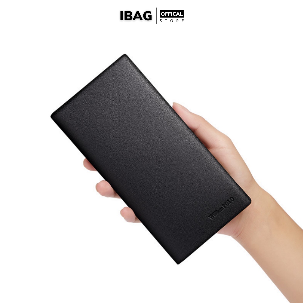 Ví Dài Nam,Ví Đứng Nam Cầm Tay Cao Cấp William POLO,Chất liệu Da Bò thật ,Full hộp đựng -Thiết kế nhiều ngăn- 𝑰𝑩𝑨𝑮