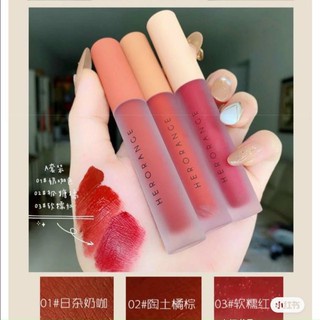 Set 3 Cây Son Kem Lì Herorange Fluffy Lip Glaze hàng nội địa trung | BigBuy360 - bigbuy360.vn