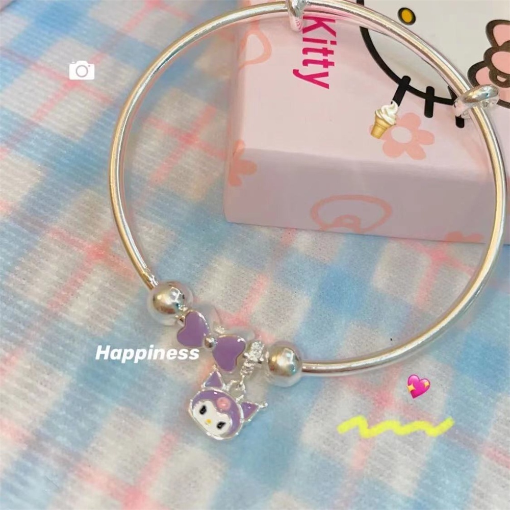 Vòng Tay Mặt Hình Chó Mèo Kuromi Dễ Thương Thời Trang Cho Nữ