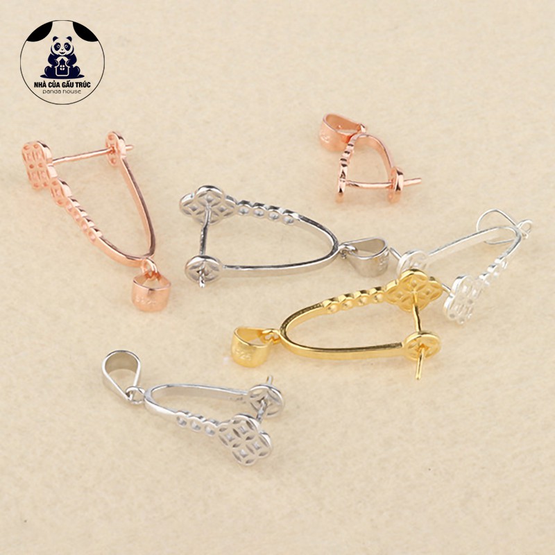 💖 Charm bạc s925 khoen móc mặt dây chuyền đồng điếu, mặt phật, tỳ hưu, hồ ly (bạc trắng) - Panda House