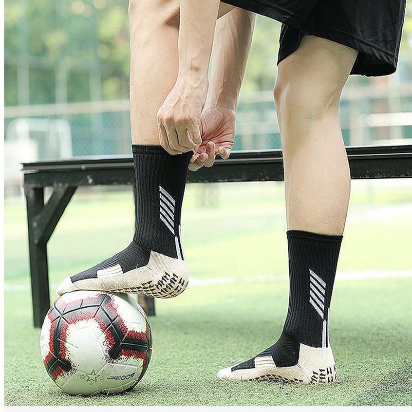 Vớ Đá Bóng Cổ Cao Đế Dày Chuyên Nghiệp Cho Nam