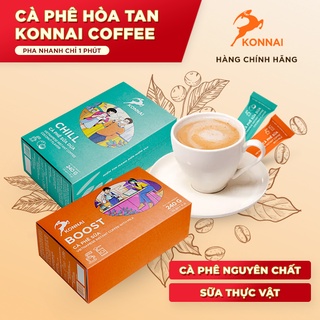 Cà phê hòa tan cafe sữa , sữa dừa Konnai Coffee