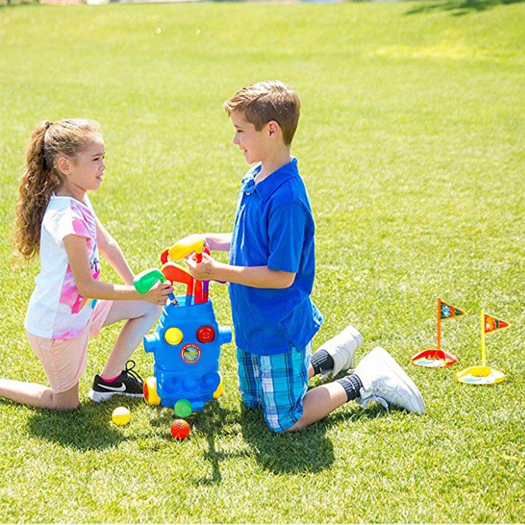 Đồ chơi đánh Golf siêu vui nhộn cho bé, đồ chơi thể thao giúp bé rèn luyện sức khỏe