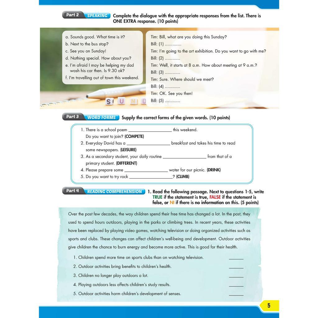 Sách - DTPbooks - Practice Test Grade 8