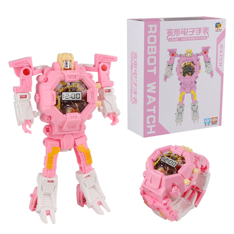 Đồ Chơi Đồng Hồ Robot Biến Hình Cho Bé