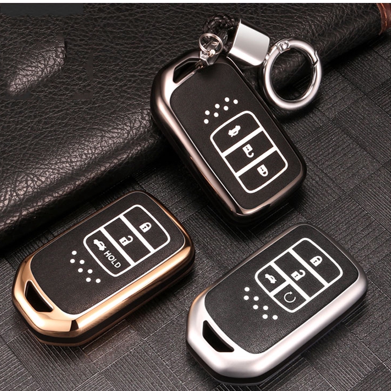 Honda car key cover case for HRV CRV BRV CITY JAZZ CIVIC ACCORD keychain