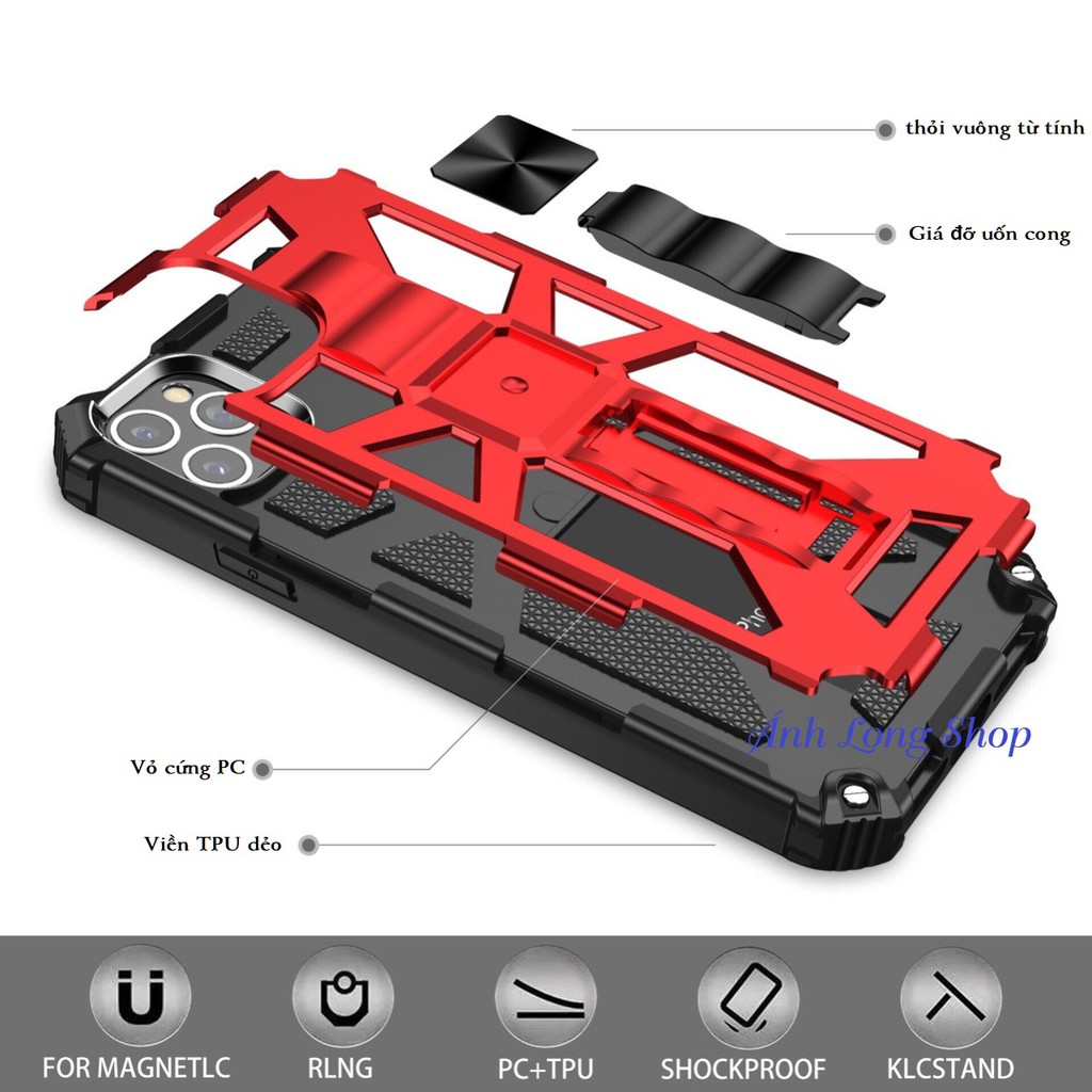 Ốp UAG Chống sốc vuông kèm giá đỡ IP6 / 6s / ip7 / ip8