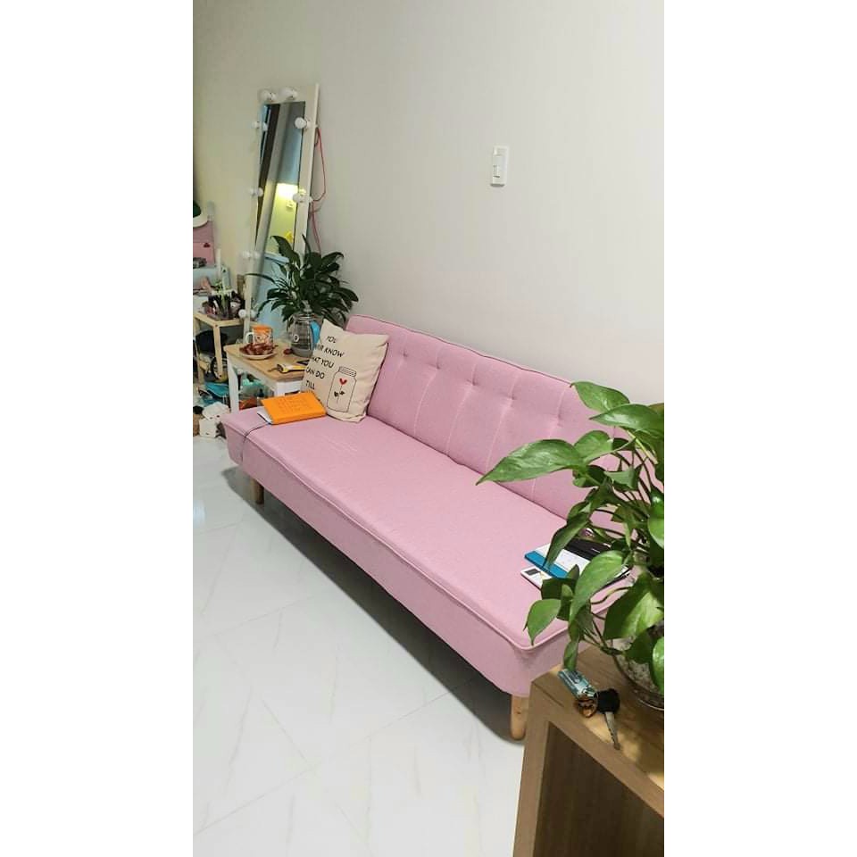 Ghế Sofa Giường Gỗ Đơn Thông Minh Gía Rẻ GUSAN Bed kéo nằm ngủ chân gỗ