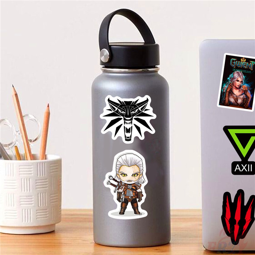 ❉ The Witcher Series 01 Stickers ❉ 50Pcs/Set Games DIY Fashion Waterproof Luggage Laptop Skateboard Doodle Stickers