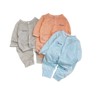 Quần áo trẻ em dài tay khuy giữa nằm điều hòa từ sơ sinh đến 14kg QATE02410 [ Hàng Chuẩn Loại 1 ]