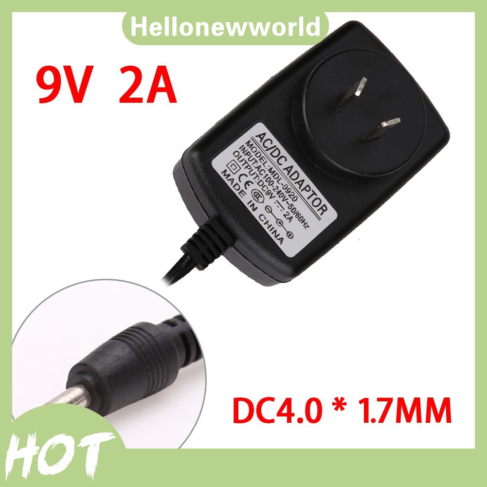 Cáp sạc chuyển đổi từ AC sang DC 4.0mmx1.7mm 9V 2A