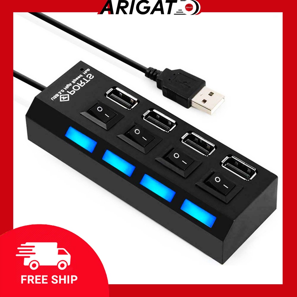 Bộ Chia Usb 4 Cổng Arigato Đảm Bảo Chất Lượng