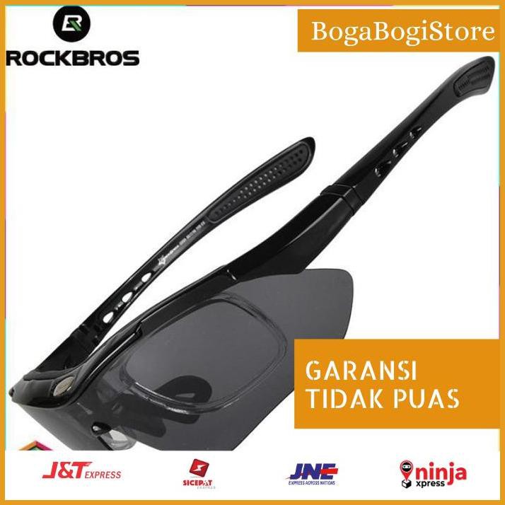 Rockbros Kính Mát Phân Cực 5 Cận Thị Chuyên Dụng Cho Người Lái Xe Đạp