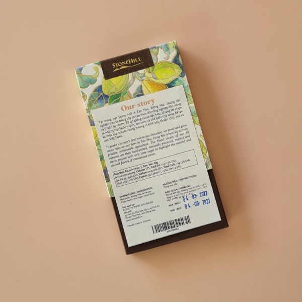 Socola Đen Stone Hill Cocoa Products Tree To Bar 66% 90g