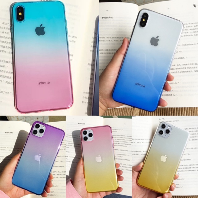 Ốp đổi màu ombre iPhone