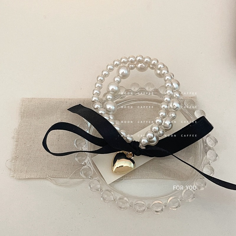 ✨✨Nơ Cài Tóc Đính Ngọc Trai Phong Cách Hàn Quốc Thời Trang Xuân Hè 2022