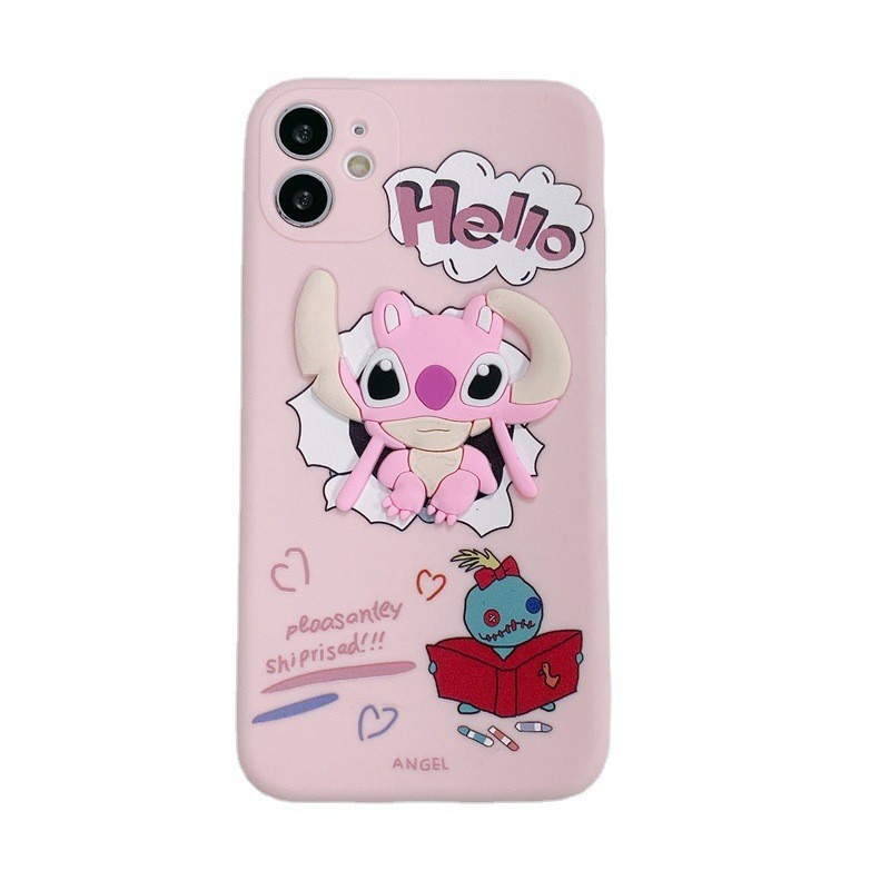 Ốp Điện Thoại In Hoạt Hình Stitch Đáng Yêu Cho Iphone11 12promax