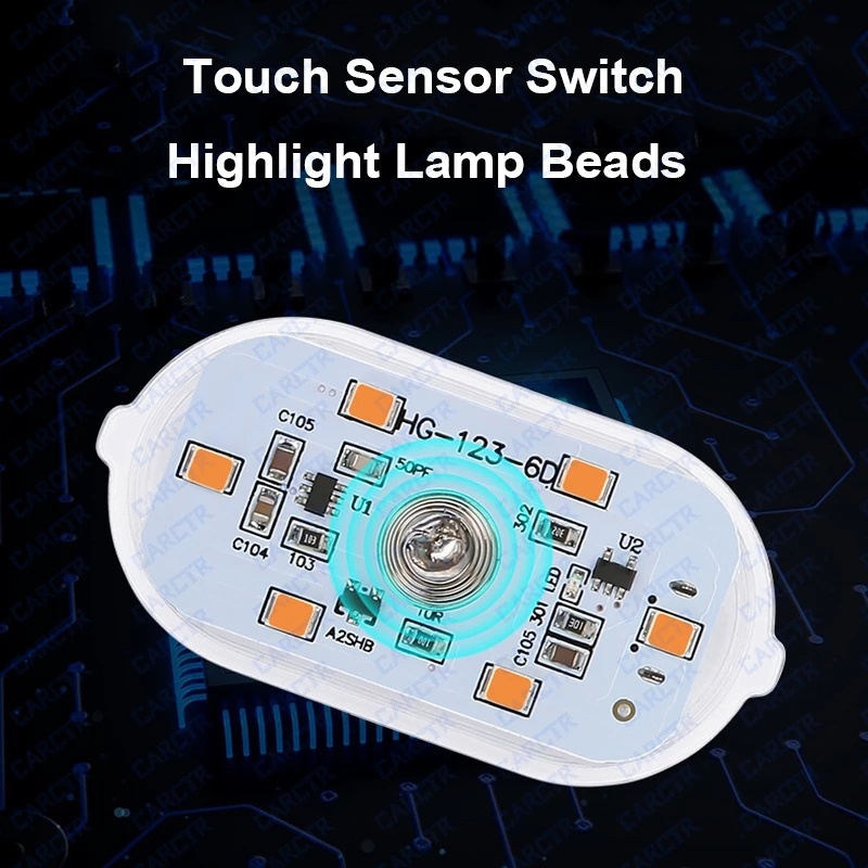 Đèn LED Gắn Trần Xe Hơi Không Dây Sạc USB Tiện Dụng