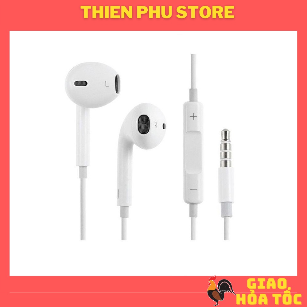 TAI NGHE IP6/6S thích hợp ip6 ip6s 6splus nghe nhạc êm ái có mic đàm thoại Thienphustore