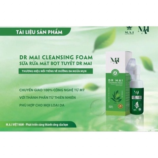 Sữa rửa mặt DR Mai, bọt rửa mặt