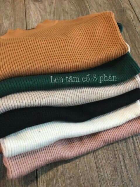 Len tăm cổ 3cm hàng loại 1