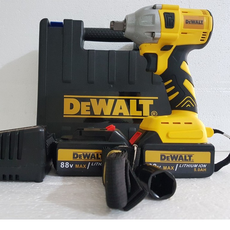 [MÁY MỚI] Máy Siết Bulong DEWALT 88V 2 pin 100% đồng - (TẶNG 1 Đầu khẩu 22mm) - Máy Siết Bu Lông , Máy Bắt Vít