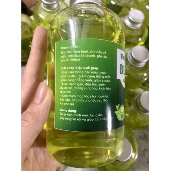tinh dầu xông hơi hương bưởi 500ml nắp nhôm
