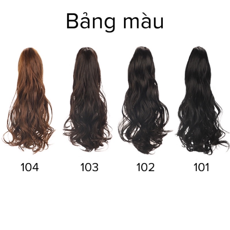 Tóc giả ngoặm xoăn phồng, tóc giả nữ xoăn dài