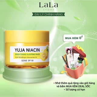 Thanh lý-lỗi vỏ-Mặt Nạ Ngủ Dưỡng Trắng Sáng Da Some By Mi Yuja Niacin 30 Days Miracle Brightening Sleeping Mask 60g