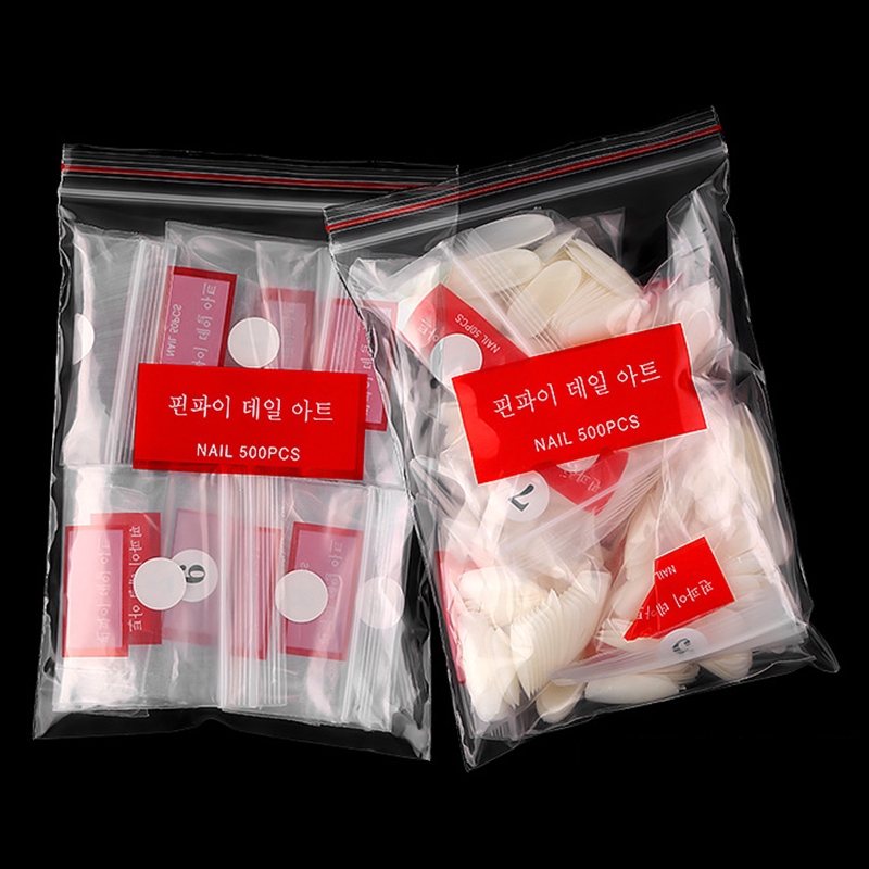 [Hàng mới về] Set 500 móng tay giả cao cấp trang trí móng
