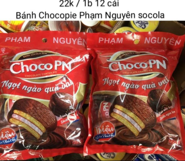 Bánh Chocopie Phạm Nguyên 1 gói 12 cái