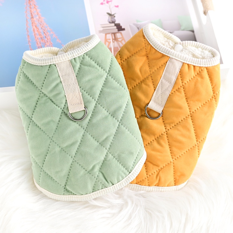 Áo Sweater Lông Cừu Chui Đầu Thời Tiết Lạnh Mùa Đông Có Dây Dắt Cho Cún Cưng Ropa Perro