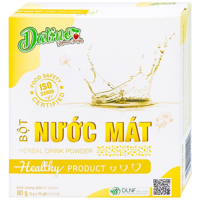 Bột Nước Mát Datino - Thanh Nhiệt, Mát Gan, Không đường, Không chất bảo quản