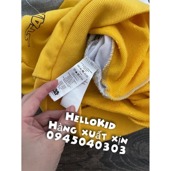 Áo nỉ hoodie phối vàng | BigBuy360 - bigbuy360.vn