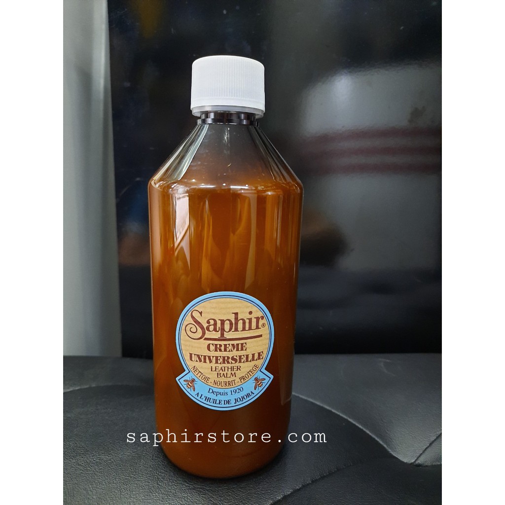 Saphir Universelle cream sữa làm sạch và dưỡng đồ da 500ml