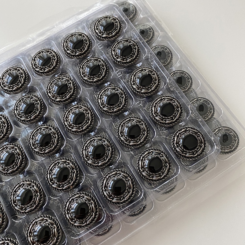 Set 1 / 5 Nút Tròn 18 / 25mm Thời Trang Vintage