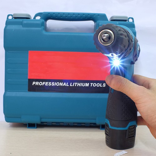 Máy khoan pin, bắn vít MKT 12V - Tặng bộ phụ kiện 24 chi tiết – Máy Bắt Vít 12V