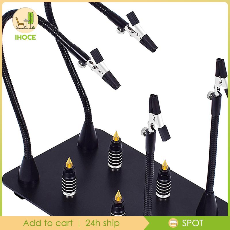 Giá Đỡ Máy Hàn Cầm Tay Ba Chân Có Thể Điều Chỉnh Kẹp Cá Sấu 4 PCB
