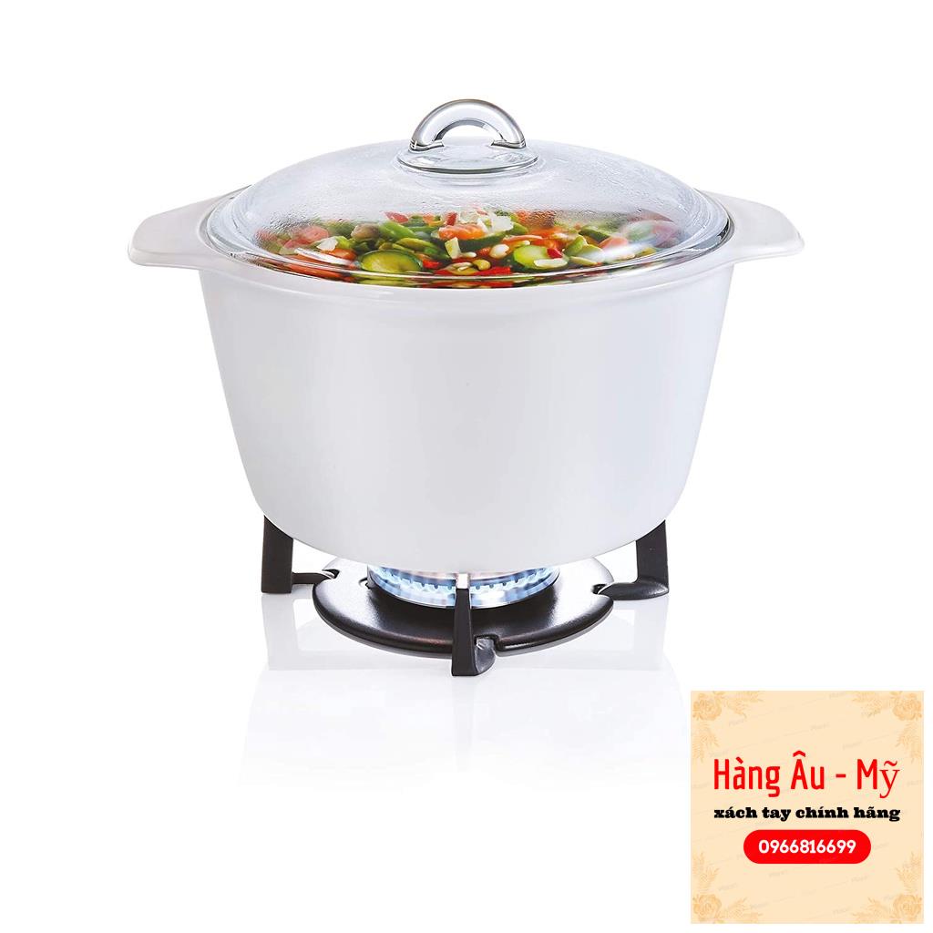 Nồi Thủy Tinh Cao Cấp Sử Dụng Bếp Từ Luminarc Vitroline Màu Trắng Sứ - MADE IN FRANCE