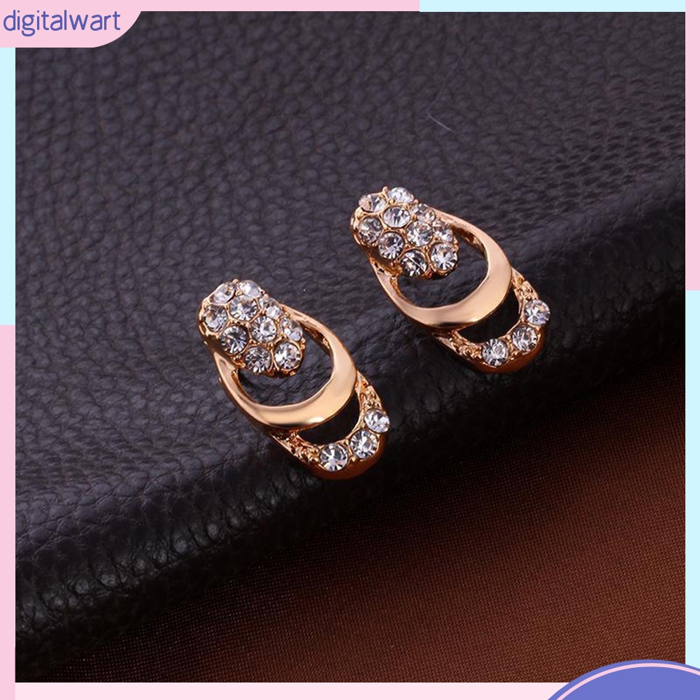 Set trang sức đính đá thời trang sang trọng cho nữ