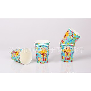 chữ HPBD + Cốc, mũ, đĩa , kèn
