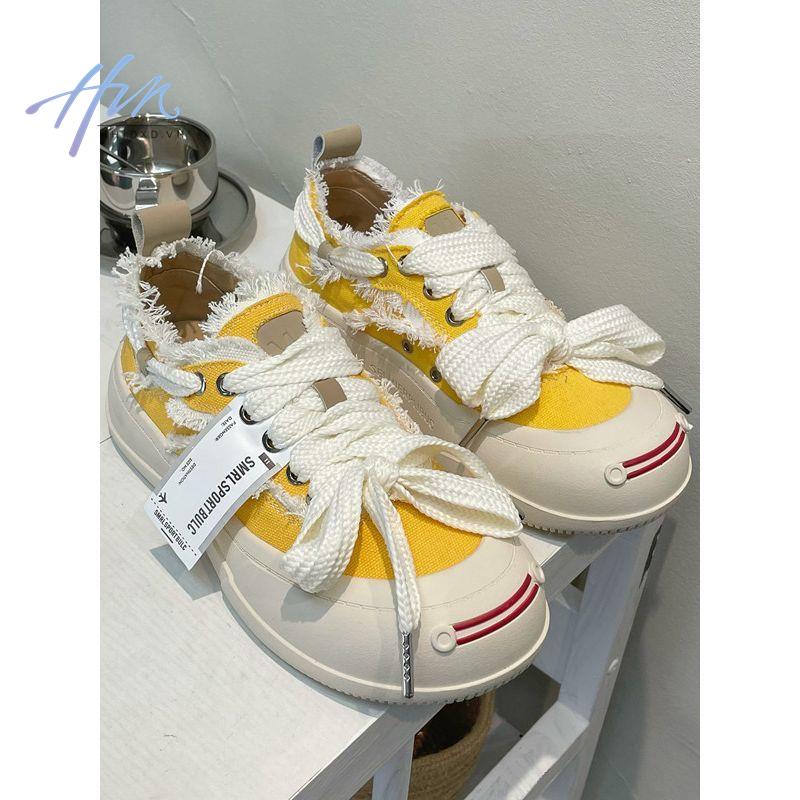 Giày Thể Thao Vải Canvas Đế Dày Phong Cách Mới Mùa Hè 2022