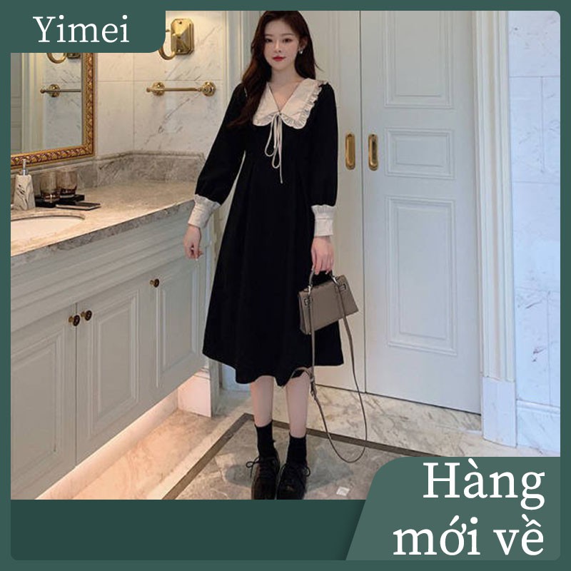 Hepburn Style Women's Dress Fall Winter Dress